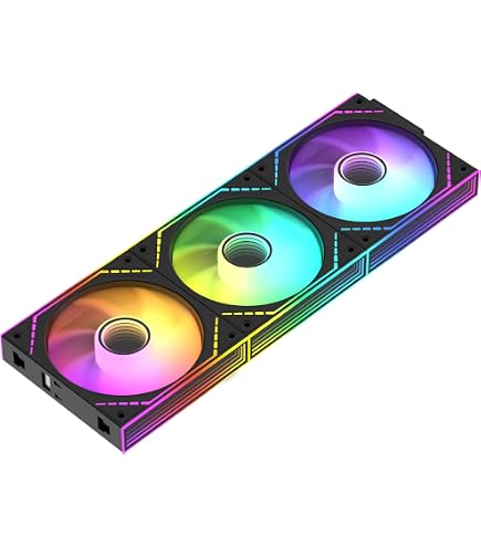 Amazon.com: PCCOOLER F7 X120 Daisy Chain PC Fan, ARGB Case Fan